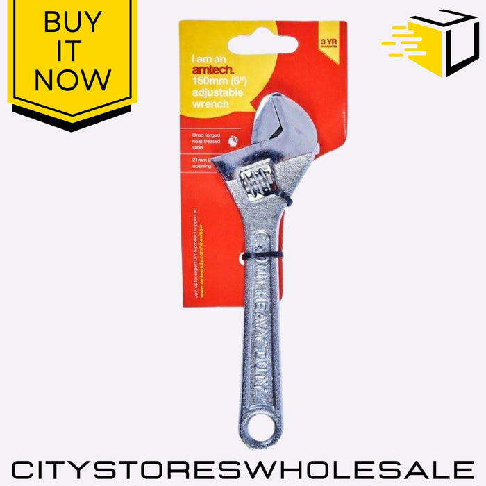 Adjustable Amtech Wrench 150mm (6 Inch) Heavy Duty Spanner Tool DIY & Workshop