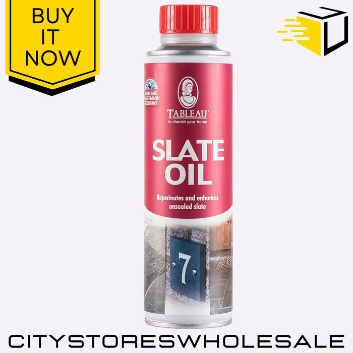 Slate Oil Protects, Restores & Enhances Natural Slate Surfaces 250ml Tableau
