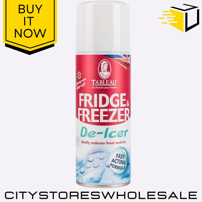 Fridge Freezer De-Icer Fast Acting Ice Remover For Easy Defrosting 200ml Tableau