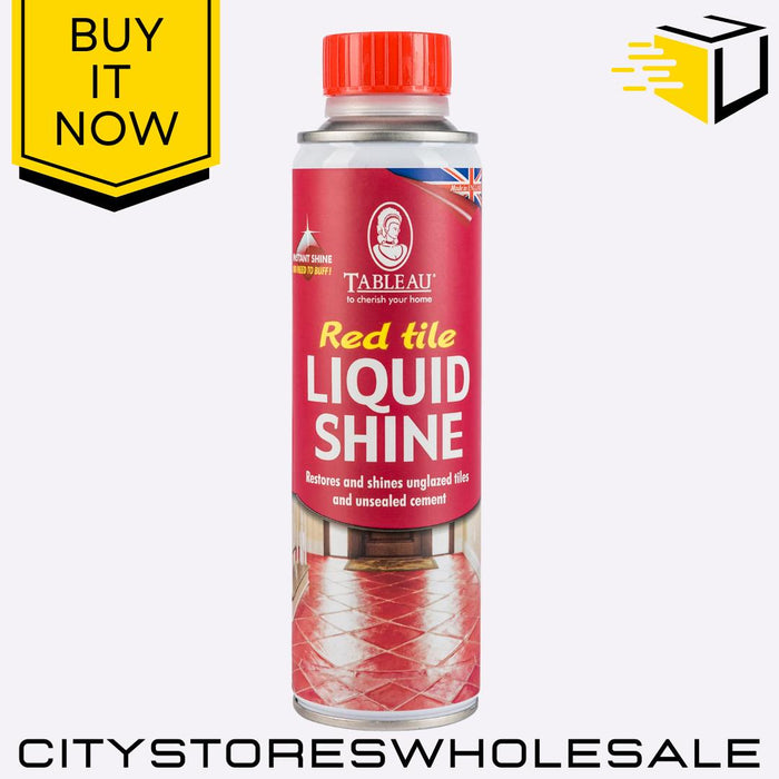 Red Tile Liquid Shine Restores & Enhances Terracotta & Quarry 250ml Tableau
