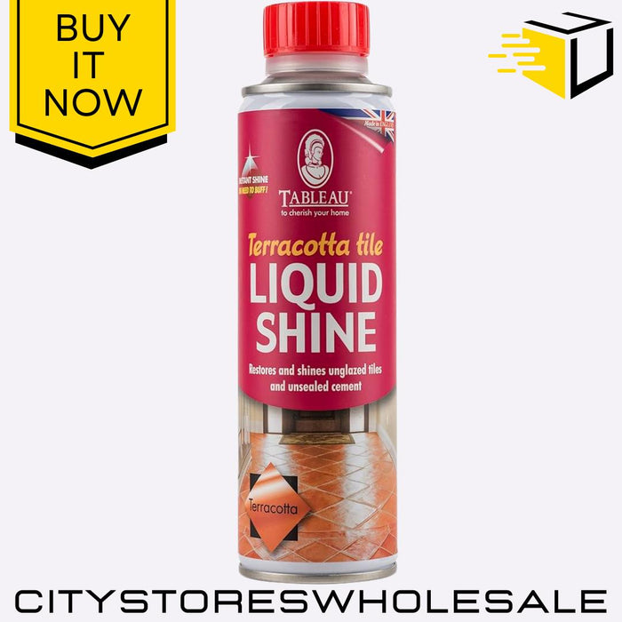 Terracotta Tile Liquid Shine Enhances & Protects Natural Tile 250ml Tableau