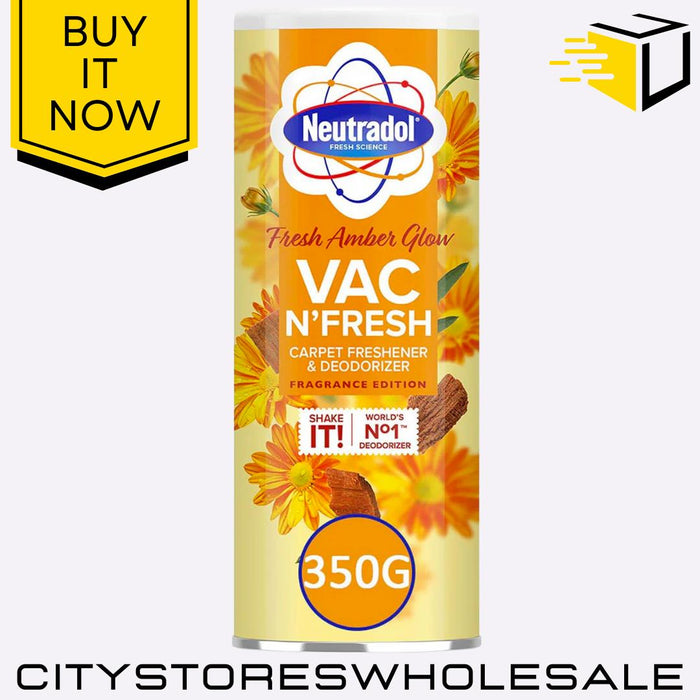 Fresh Amber Carpet Deodorizer Odour Neutraliser Powder 350g Neutradol