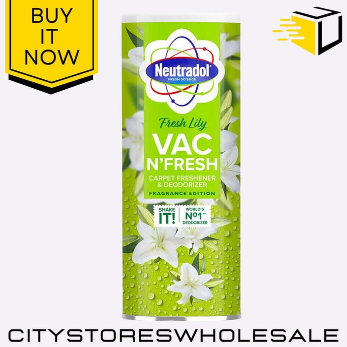 Fresh Lily Carpet Deodorizer Odour Neutraliser & Freshener Powder 350g Neutradol