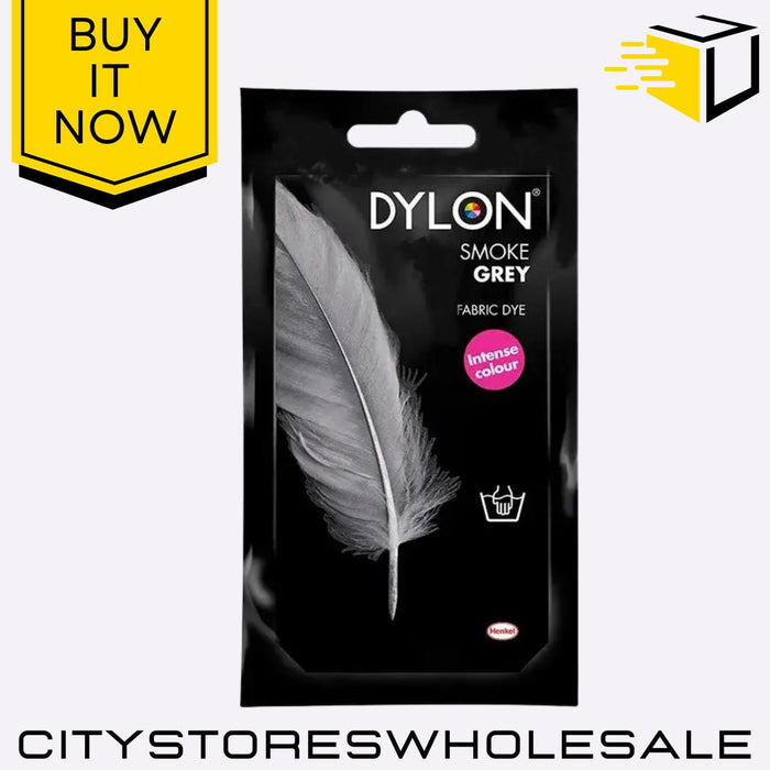 Fabric Dylon Hand Dye Smoke Grey Clothes & Fabric Dye Intense Jeans 50g