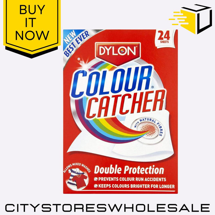 Colour Catcher Dylon Sheets Laundry Protector Stops Colour Runs 24 Pack