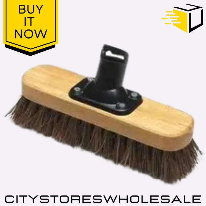 Deck Scrub Brush Head Stiff Bristles Outdoor Patio Floor Cleaning Addis