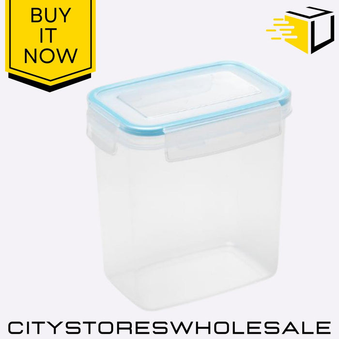 Clip & Close 1.6L Rectangular Food Storage Container BPA-Free Airtight Box Addis