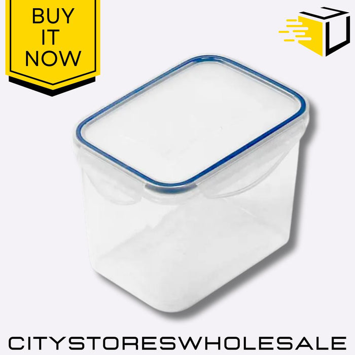 Clip Tight Rectangular Food Container 1.1L BPA-Free Airtight Storage Box Addis