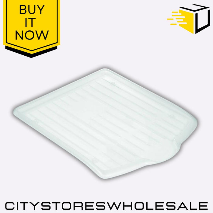 Drip Tray Clear Durable Sink Draining Mat Non-Slip Kitchen Drainer Addis