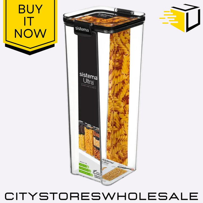 Tritan Ultra Airtight Storage Container 1.9L BPA Free Food Storage Sistema