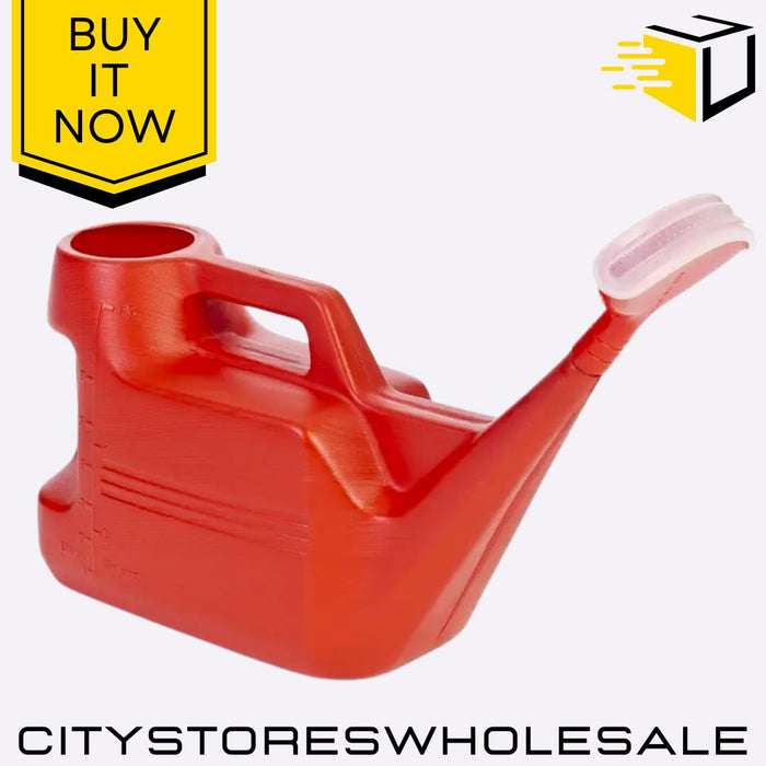 7L Weed Control Watering Can Red Garden Sprayer Long Spout Outdoor Plant Feeder