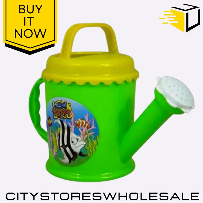 Watering Hello Fishy Can Toy For Kids Garden Beach Outdoor Fun Random Colour