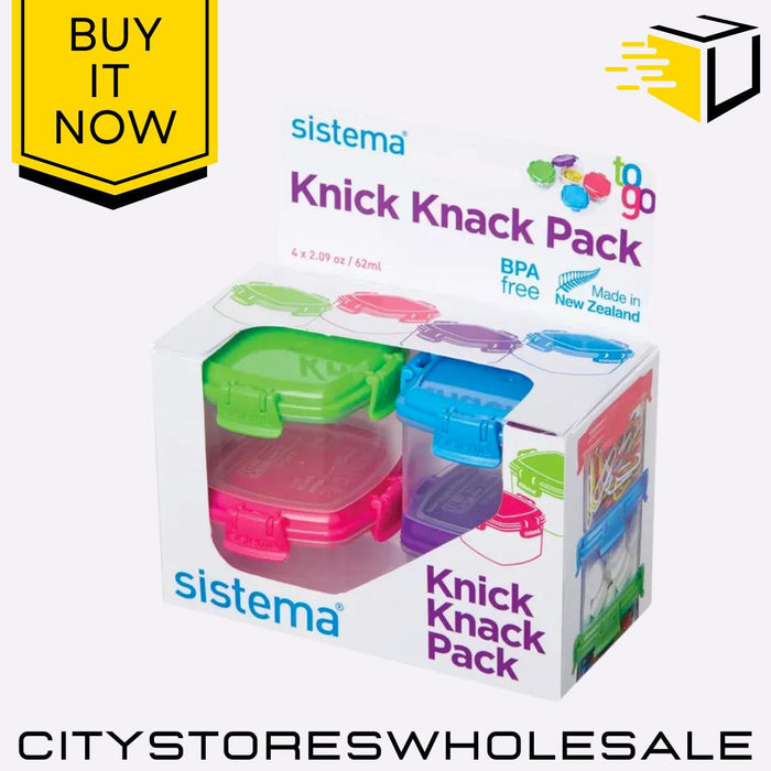 Mini Knick Knack Pack To Go 62ml Food Storage Container Lunch Box Sistema