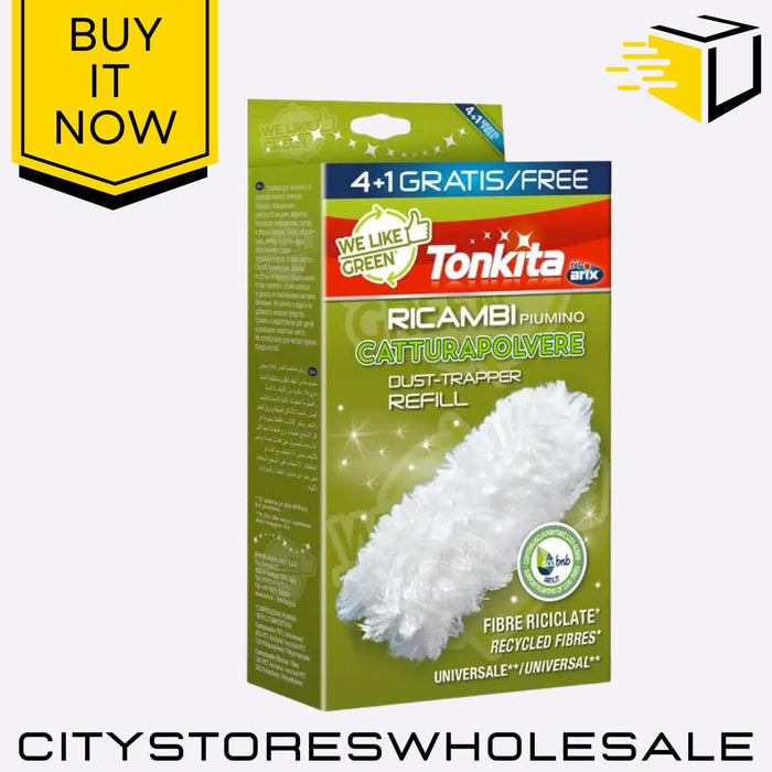 Duster Refill Pack of 5 Replacement Heads Fits Most Dusting Tools Tonkita