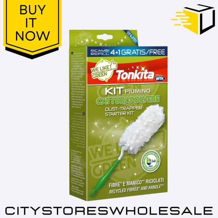 Duster Starter Kit 5 Pack Refill Dusting Wand Set Cleaning Tool Home Tonkita