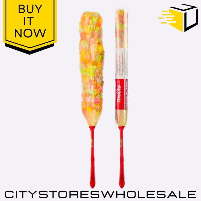 Synthetic Feather Duster with Extendable Telescopic Handle Cleaner Tonkita