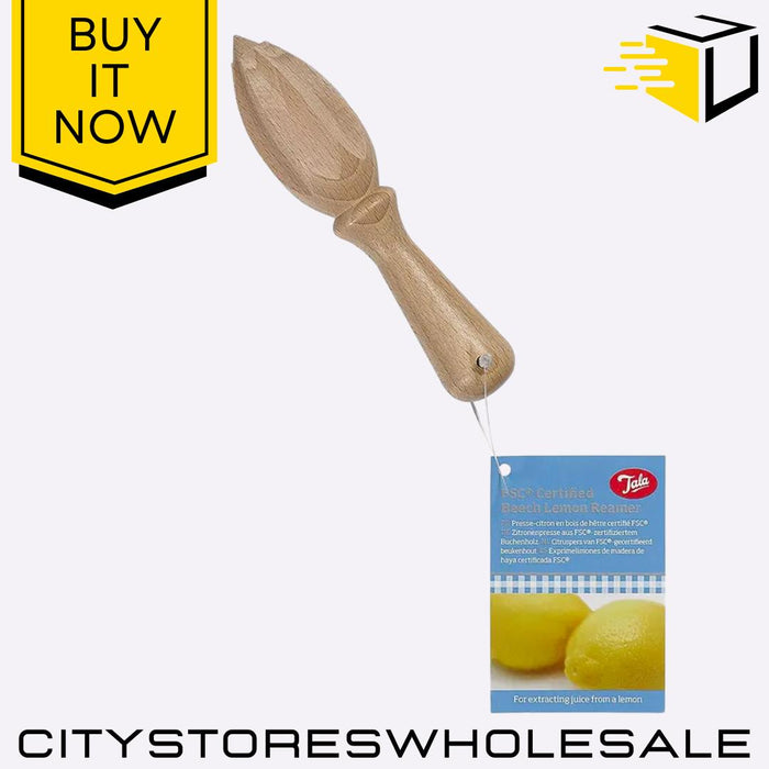 Lemon Reamer Juicer Handheld Citrus Fruit Squeezer Wooden Manual Tool Tala