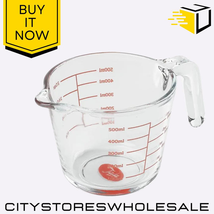Tala Glass Measuring Jug 500ml Heat Resistant Clear Measuring Cup Kitchen Use