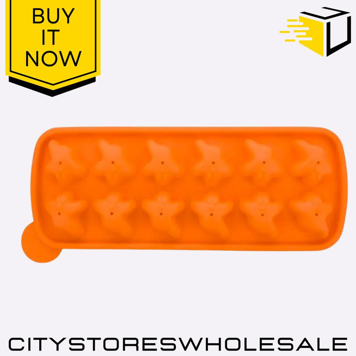 Silicone Ghost Cake Pop Mould Non-Stick Reusable Halloween Baking Tray Tala