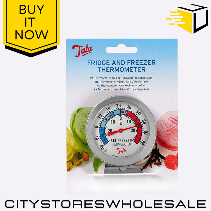 Fridge Freezer Thermometer Easy Read Temperature Gauge Kitchen Tool Tala