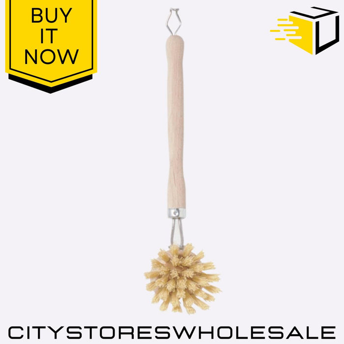Wooden Dish Brush with Natural Bristles Eco Friendly, Durable & Ergonomic Tala
