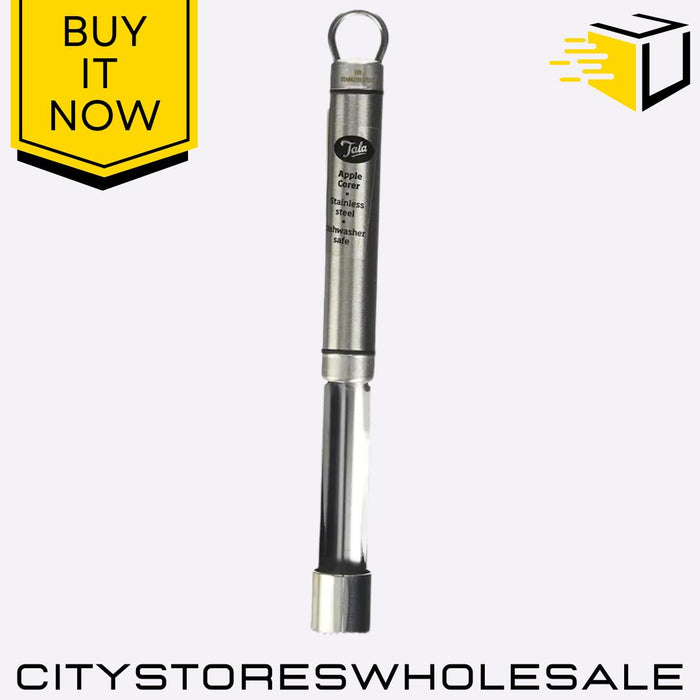 Stainless Steel Apple Corer Easy Grip Handle Fruit Remover Kitchen Tool Tala