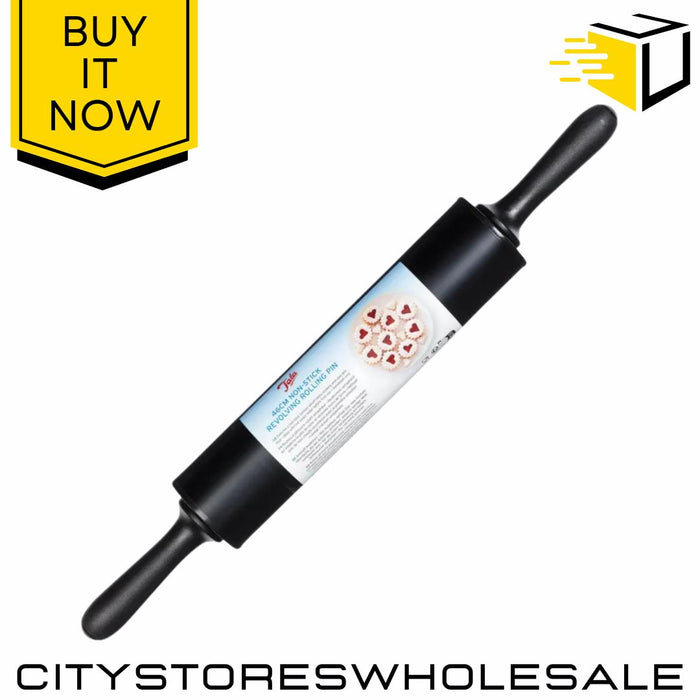 46cm Non Stick Rolling Pin - Heavy Duty Dough Roller For Baking & Pastry Tala
