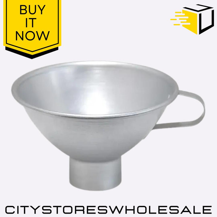 Aluminium Jam Funnel 4.5 Inch Wide Neck for Jars Preserving Cooking Baking Tala