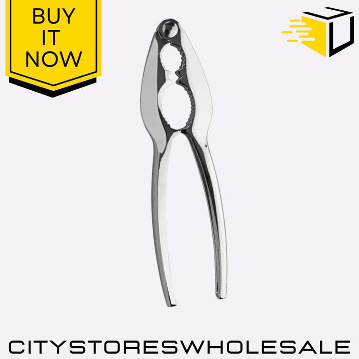 Nut Cracker Heavy Duty Chrome Plated Tool for Nuts Seafood Shells Tala