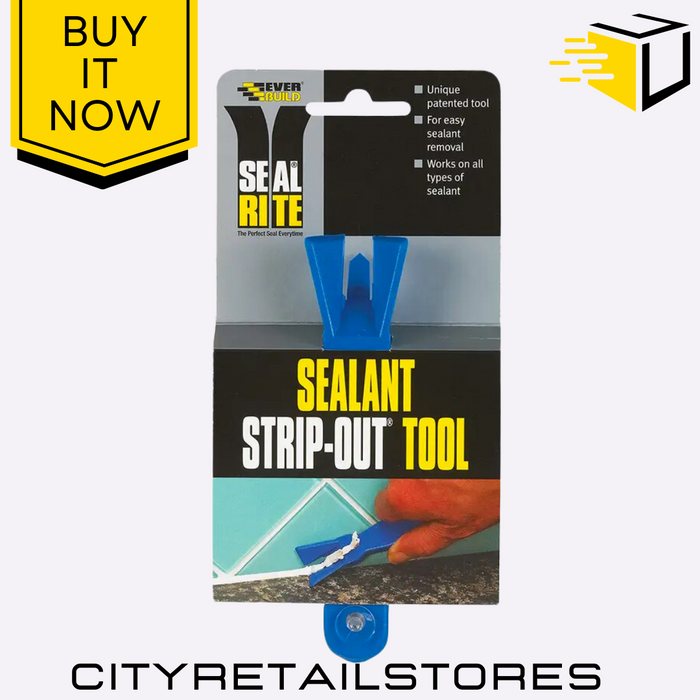 Seal Rite Sealant Remover Everbuild Tool Easy Strip Out & Apply Multi-Use Kit