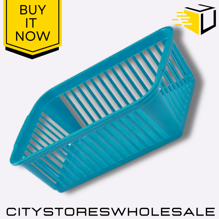 Handy Basket Teal 45cm Storage Solution For Home & Garden Whitefurze