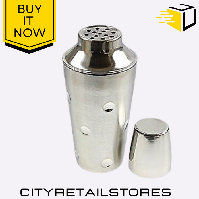 Stainless Steel Dimple Cocktail Shaker Bar Apollo Tools Drink Mixer 500ml