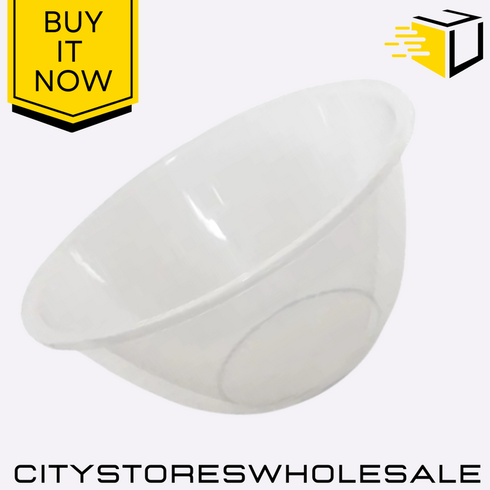 20cm Mixing Bowl Durable Plastic Bowl Baking Cooking And Serving Whitefurze