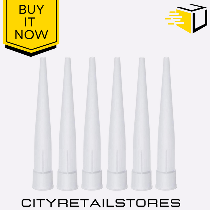 Pack of 6Standard Nozzles Replacement Nozzle Tips for Sealant  Everbuild