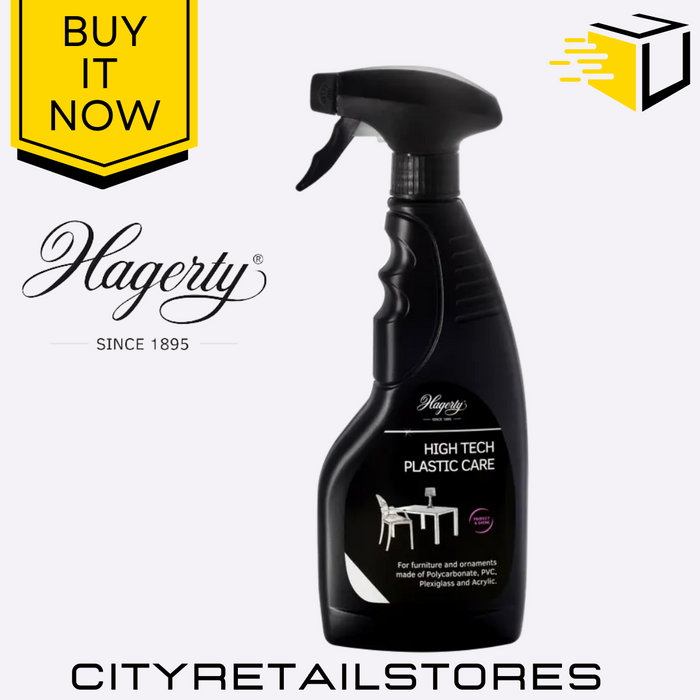 500ml Hagerty High Tech Plastic Care Cleans Protects & Restores Plastic