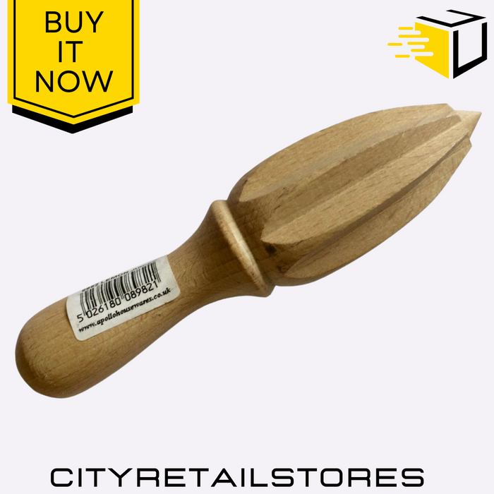 Lemon Reamer Squeezer Apollo Handheld Citrus Juicer Eco-Friendly Beech Wood