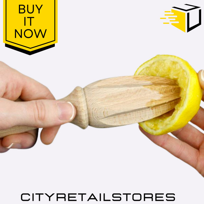 Lemon Reamer Squeezer Apollo Handheld Citrus Juicer Eco-Friendly Beech Wood