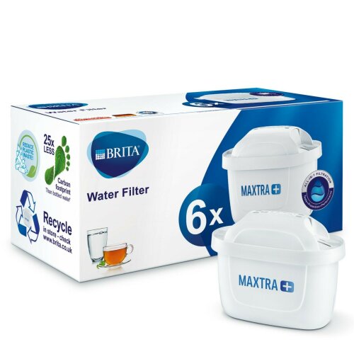 6 Brita Maxtra Plus Water Filter Jug Replacement Cartridges Refills - Brita