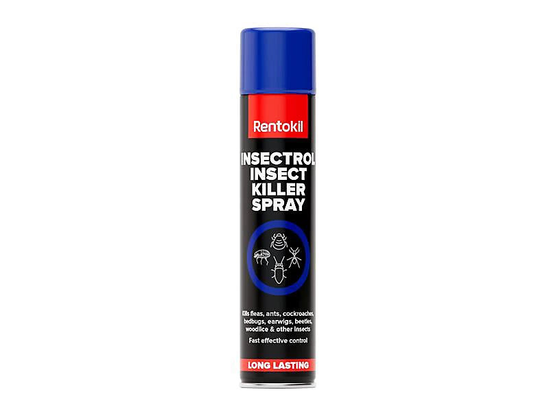 Insect Killer Spray Rentokil Insectrol Flea Bedbug Cockroach Ant Killer 300ml - Rentokil