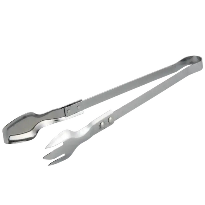 Apollo Carter Stainless Steel Metal Tongs Durable Heat Resistant Kitchen Utensil BBQ