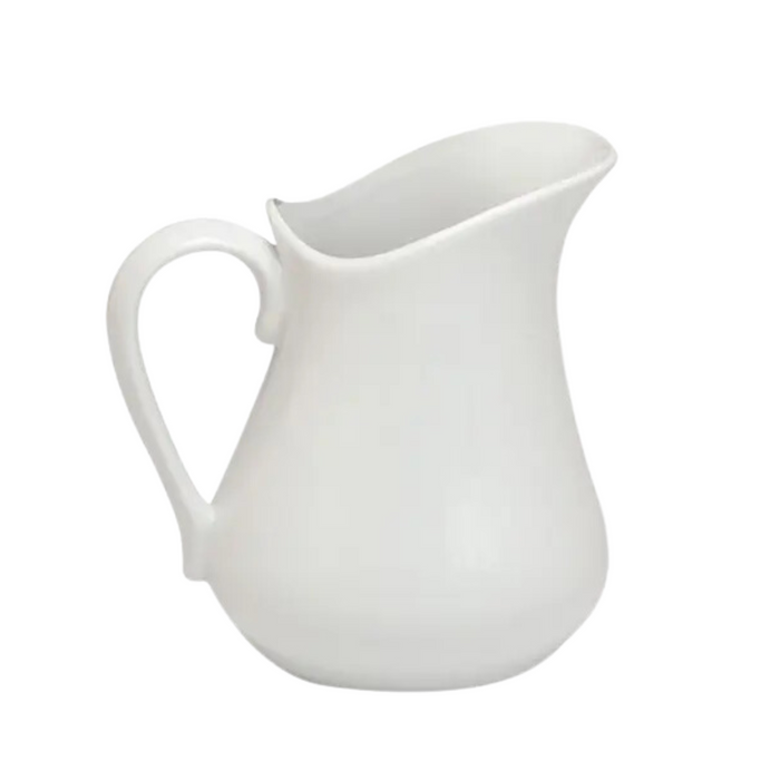 Apollo Vinci Pine Porcelain Ceramic Jug Elegant Small Creamer Pitcher For Serving 250ml