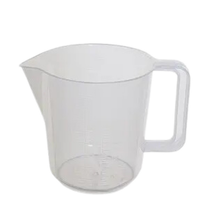 Durable Plastic Measuring Jug Clear, BPA-Free, Easy Pour Spout, Kitchen Tool 2 Pint