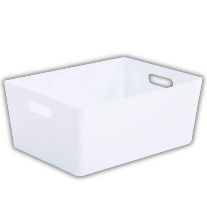 Wham Studio Basket 5.02 Rectangular Ice White Storage Solution Durable & Stylish