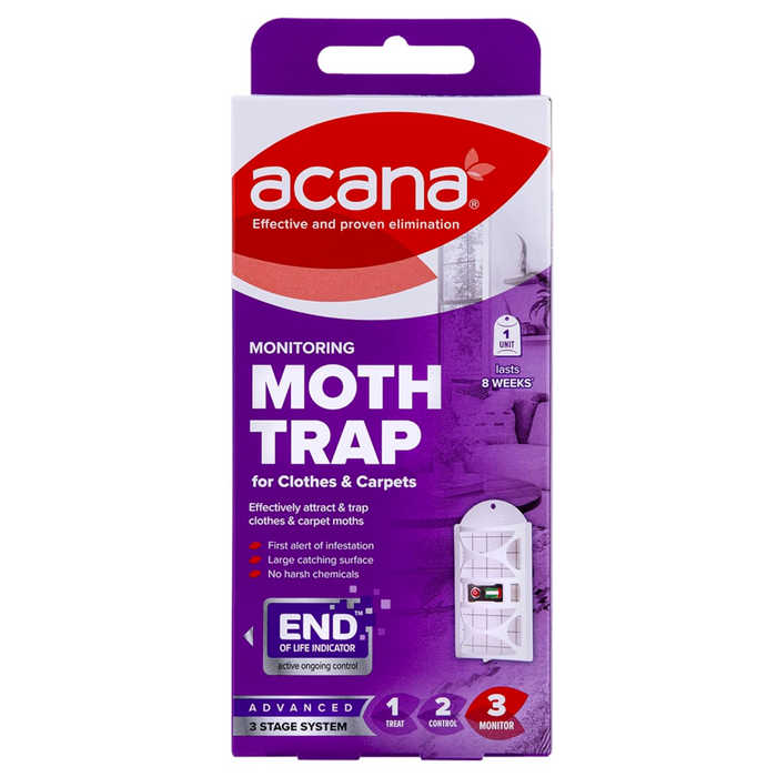 Monitoring Moth Trap Lasts 8 Weeks - Acana