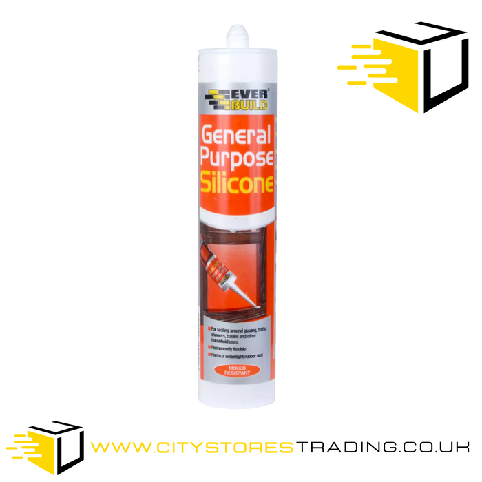 Everbuild Brown General Purpose Silicone 280ml