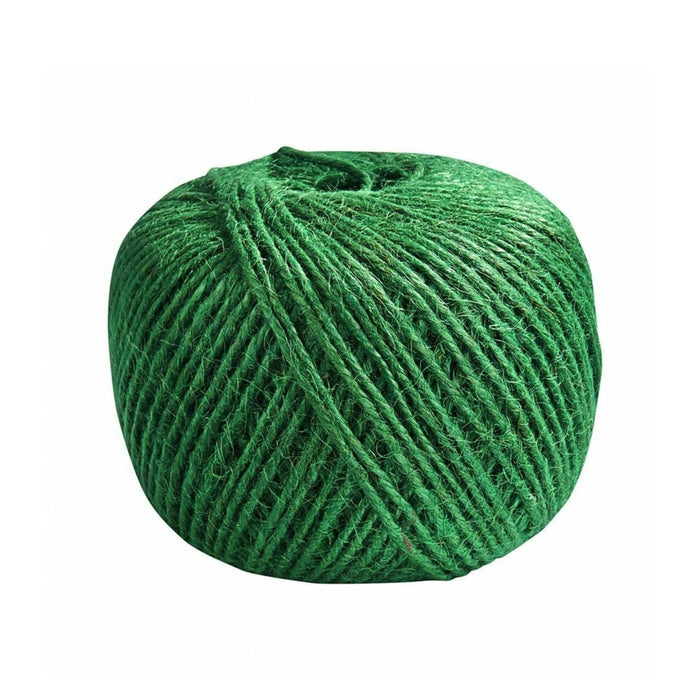 130m Green Polypropylene Garden Twine Horticultural String Jute Line Strong Ball - City Stores