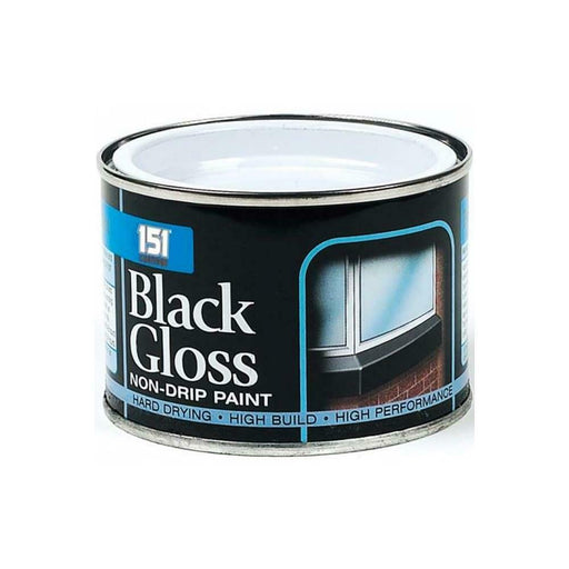 151 Coatings Black Gloss 180ml Water Proof - 151 Adhesives