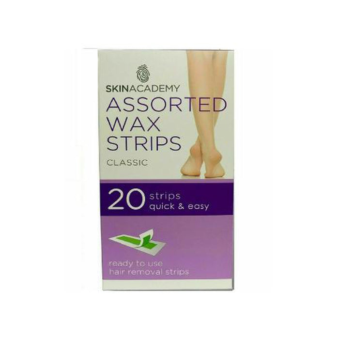 20 x Pretty Smooth Assorted Wax Strips Quick and Easy - Pretty Smooth