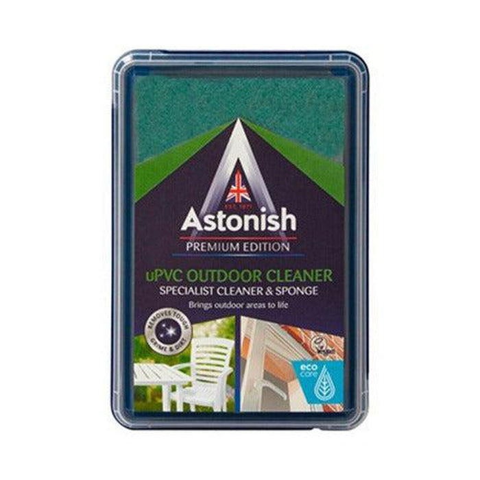 Astonish Premium UPVC Outdoor Cleaner Specialist Cleaner With Sponge 250g - Astonish