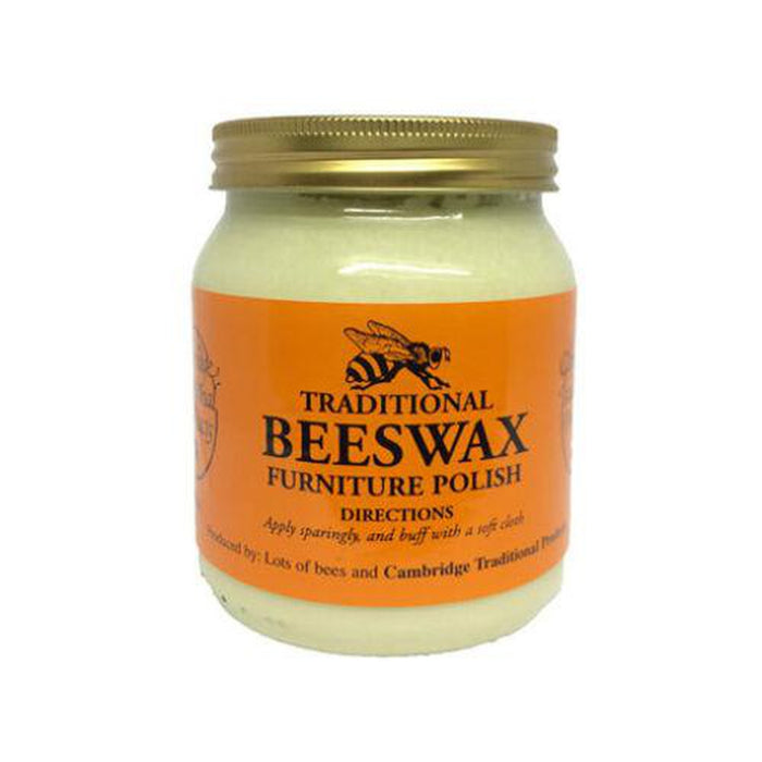 Cambridge Traditional Beeswax Wooden Furniture Polish Cream Neutral 283g - Cambridge Traditional Beeswax